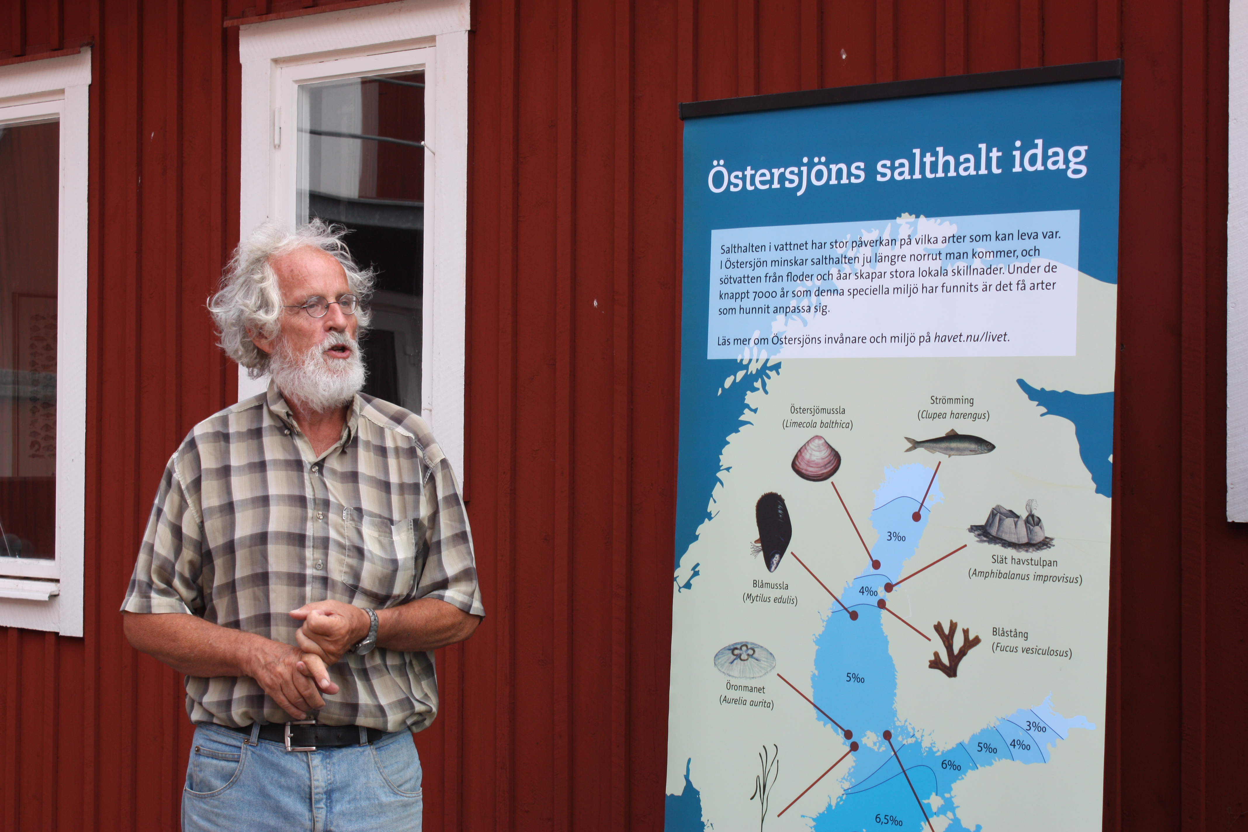 Nils diskuterar Östersjöns salthalt